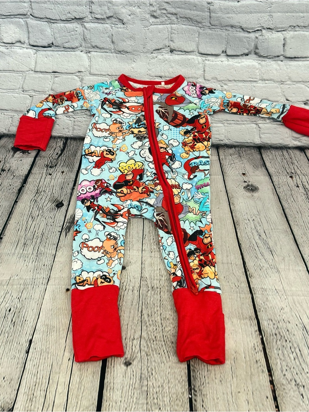 Alabama Slamma Incredibles Bamboo Zipper Romper